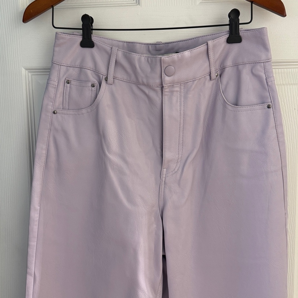 Zara Lilac Button-Up Pants
